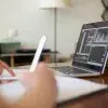 person taking a survey